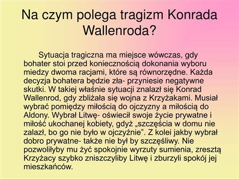 Na Czym Polegał Tragizm Konrada Wallenroda PPT - Konrad Wallenrod PowerPoint Presentation, free download - ID:4189362